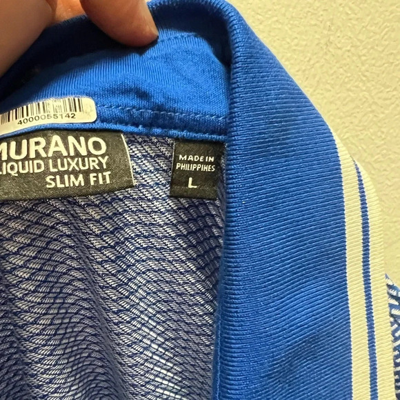 NWOT Murano Emerald Beach Collection Jacquard Shirt - Picture 6 of 7